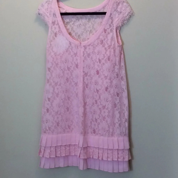 NWT Jessica Simpson Pink Lace Dress Size 6 - Picture 3 of 8
